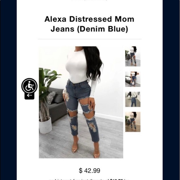 Laura’s Boutique Alexa Mom jeans - Picture 1 of 3